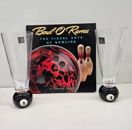 Bowl O Rama The Visual Arts Of Bowling And 8 Ball Glasses