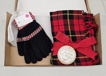 Never Too Early To Start Holiday Shopping! NWT Touch Gloves And Scarf