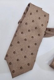 Vintage Givenchy Mosieur Silk Tie THAT PATTERN SO MOD