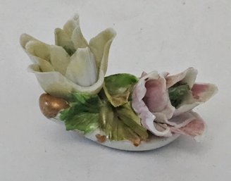 Teeny Vintage Capodimonte Porcelain Flowers