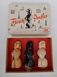 And NIB Midcentury Austria French Poodle Soaps