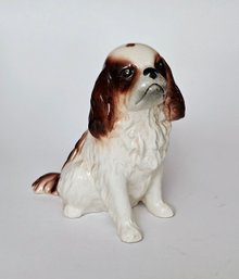 Just Slightly Derpy Vintage King Charles Cavalier Dog Figurine