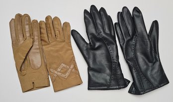 Vintage Women's Cold Weather Gloves Including Leather S/M