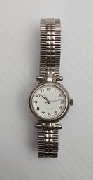 Vintage Women's Watch Japanese Movement Stretch Band Needs Battery