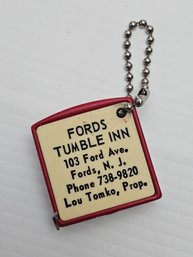 MY LOCALS Coolest Fords Tumble Inn Vintage Advertising Tape Measure Keychain