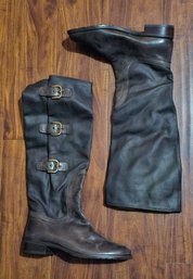 Stuart Wietzman Dark Brown Boots Size 9