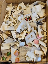 NOS Vintage Clip On Earrings And Some More Jewelry