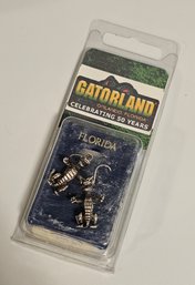 FLORIDA Vintage NOS Gatorland Soveneir Earrings