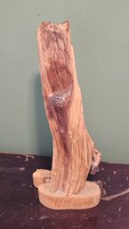 Vintage Hand Carved Driftwood Sculpture