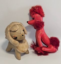 1950s Poodle Stuffed Animals FREE SIDE EYE WITH THE ONE