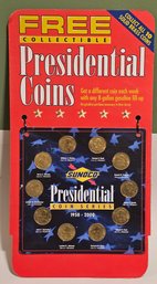 Sunoco Presidential Collectible Coins And Light Up Display WITH FREE SALES PITCH