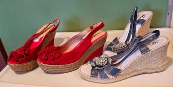 Made In Spain Wedge Espadrilles Lucca And Marbella Size 39 (US 8)