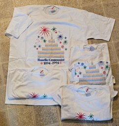 Vintage Single Stitch Hem 1994 Roselle NJ Centennial T Shirts Size Large