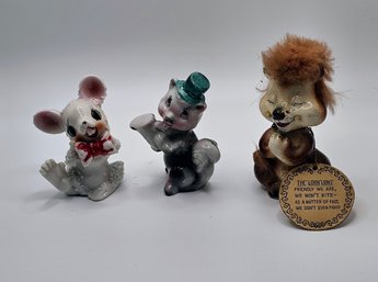 Kitschy 1950s Figurines Including The Lovin Lions