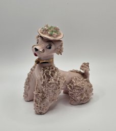 1950s Pink Perfection Porcelain Spaghetti Poodle