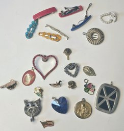 Vintage Pins, Pendants, Barrettes
