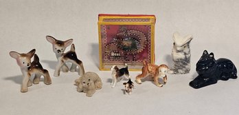 All The Adorable Vintage Smalls Stone Owl Porcelain Dogs Money Ceramic Deer