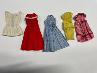 Vintage Doll Clothes Metal Zippers & Snaps