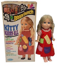 As Seen On The Brady Bunch Kitty Karry-All 1969 Doll With Box