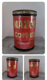 Antique Mazon 1lb Coffee Tin
