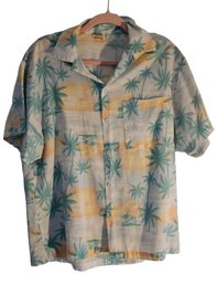 PARTY TIME 1960s Hawaiian Flair Of CA Men's Shirt Medium