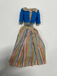 1963 Barbie In Holland Black Label Outfit With Ad