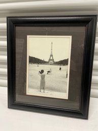 Vintage Black & White French Photo Print