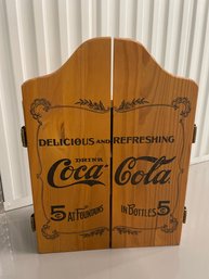 Retro Hand Crafted Coca Cola Two Door Cabinet