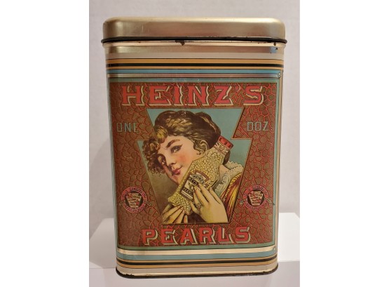 Vintage Heinz's Pearls Metal Tin