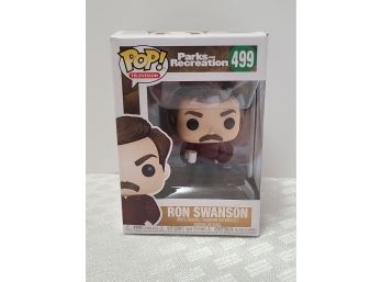 Ron Swanson Funko Pop Parks And Recreation 499