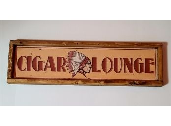 Cigar Lounge Handmade Wooden Sign SHIPPING EXTRA