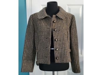 Vintage 50s-60s Ladies Wool Tweed Suit Jacket Not Authenticated