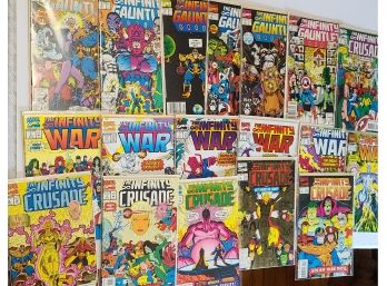 Marvel Infinity War Gauntlent And Crusade Comics
