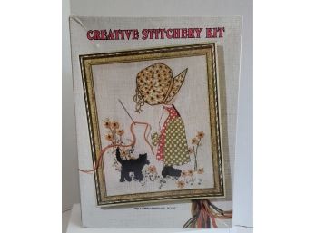 What A Find! NIB 1972 Creative Stitchery Kit Holly Hobbie SHIPPING EXTRA