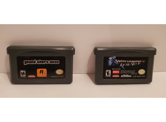Vintage Gameboy Advance Grand Theft Auto And Wolverines Revenge
