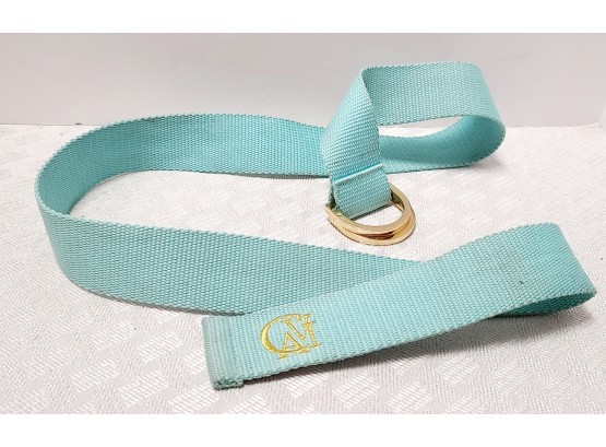 Cavi Tiffany Blue Adjustable Belt