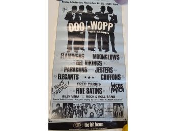 1980 Doo Wop Madison Square Garden Poster