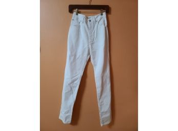 Vintage 80s 90s Wanthe White Skinny Jeans
