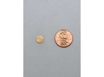 I KNOW IT'S FOR THE GOLD BUT THIS IS THE CUTEST THING EVER 14k Mini Penny