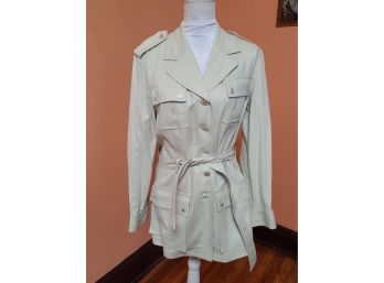 Vtg Wanthe Size 10 Short Fitted Trench NOS