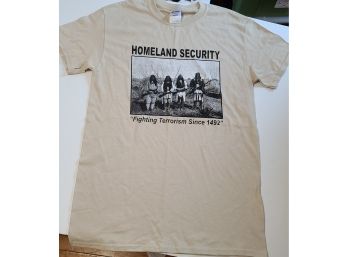 NWOT Homeland Security Cotton Tee Size Small