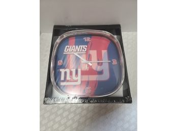 New NY Giants Clock 12x12'