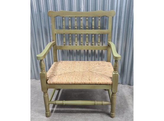 WANNA CUDDLE $500 Retail The Great Outdoors Wide Wicker And Wood Chair SEE PICKUP NOTES