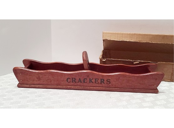 Vintage Price Wood Cracker Server NIB