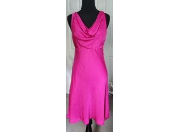 Pretty In Pink...HOT PINK! Vintage Sisley Dress Made In Italy