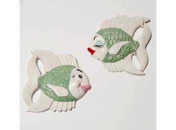 CLASSIC MIDCENTURY KISSING FISHIES FOR YOUR BATHROOM