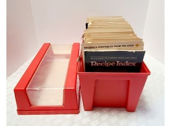 Full Vintage Better Homes And Gardens Recipe Box