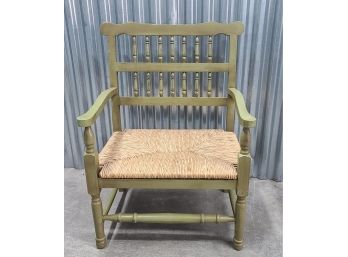 WANNA CUDDLE $500 Retail The Great Outdoors Wide Wicker And Wood Chair SEE PICKUP NOTES