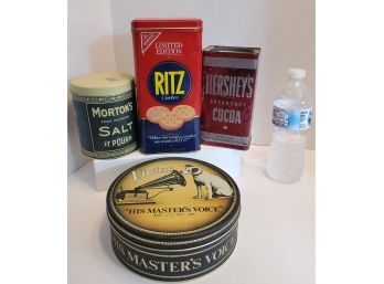 Vintage Metal Tins From The 70s And 80s