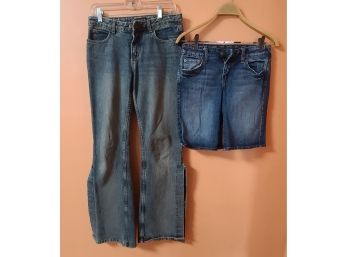 Bebe Jeans And Delia's Denim Shorts DELIAAAAS Size 6
